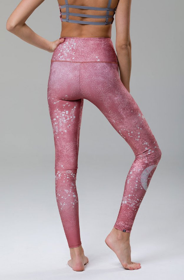Image Title Onzie High Rise Graphic Legging - Copper Constellation